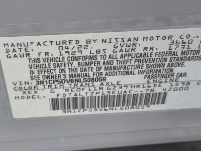 2022 Nissan Kicks SR FWD