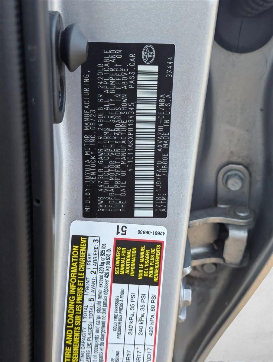 2023 Toyota Camry LE Auto (SE)