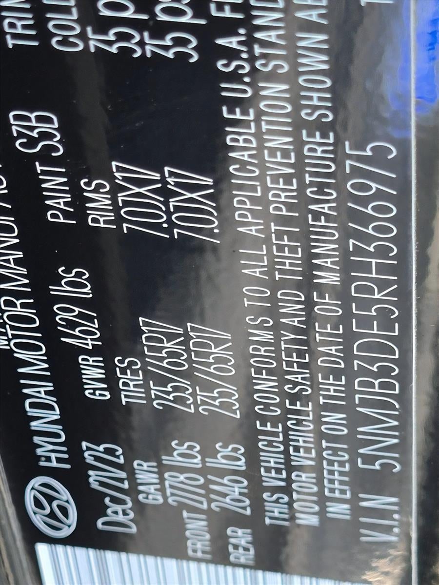2024 Hyundai TUCSON SEL FWD *Ltd Avail*