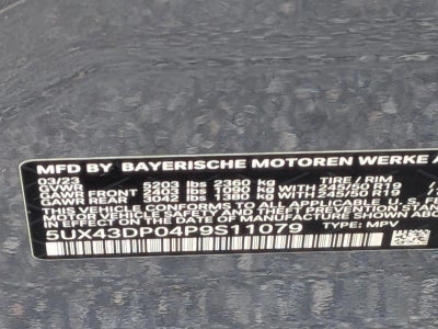 2023 BMW X3 sDrive30i Sports Activity Vehicle