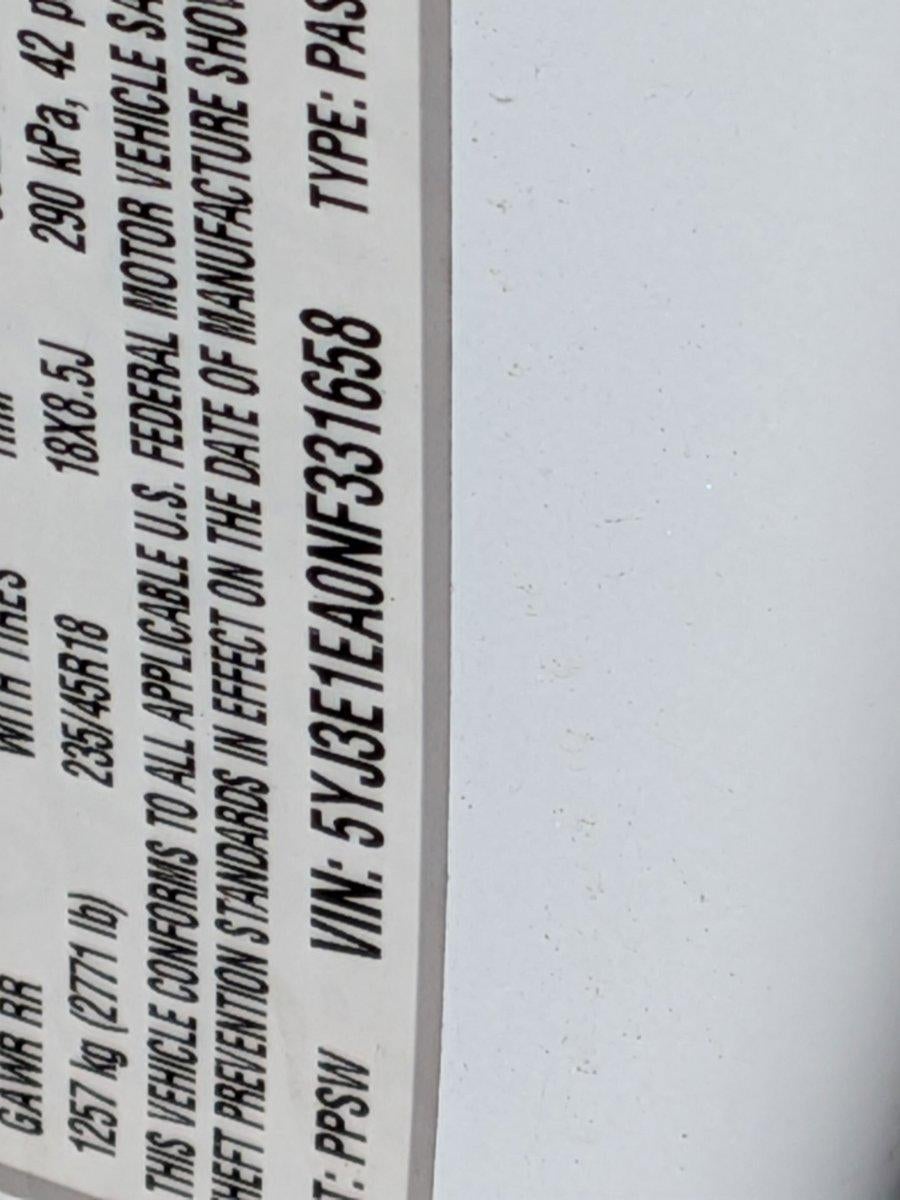 2022 Tesla Model 3 RWD