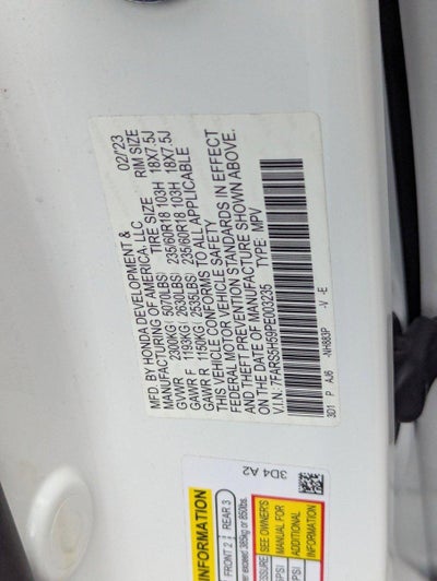 2023 Honda CR-V Hybrid Sport FWD