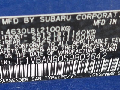 2025 Subaru WRX Limited Manual