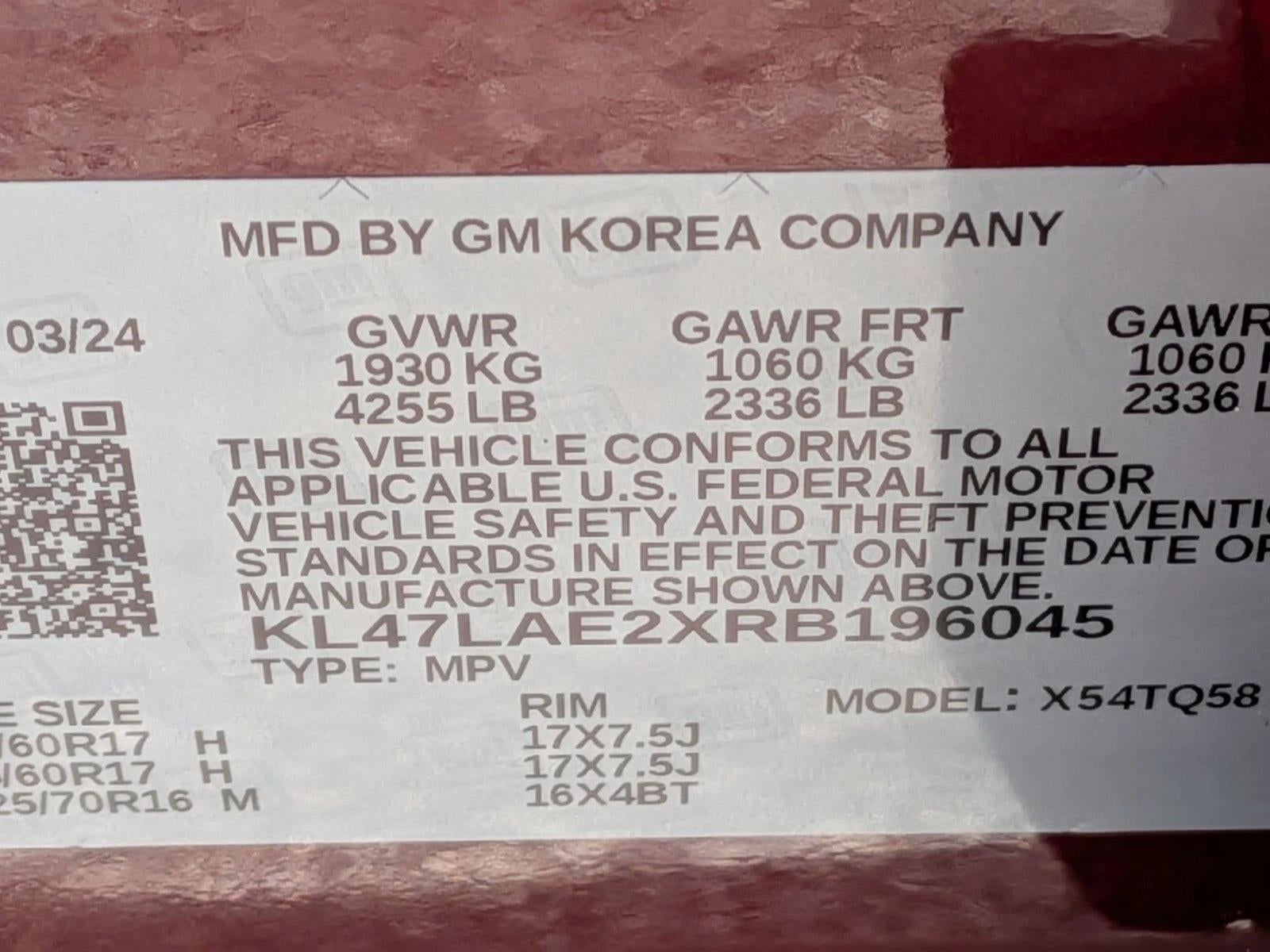 2024 Buick Envista FWD 4dr Preferred