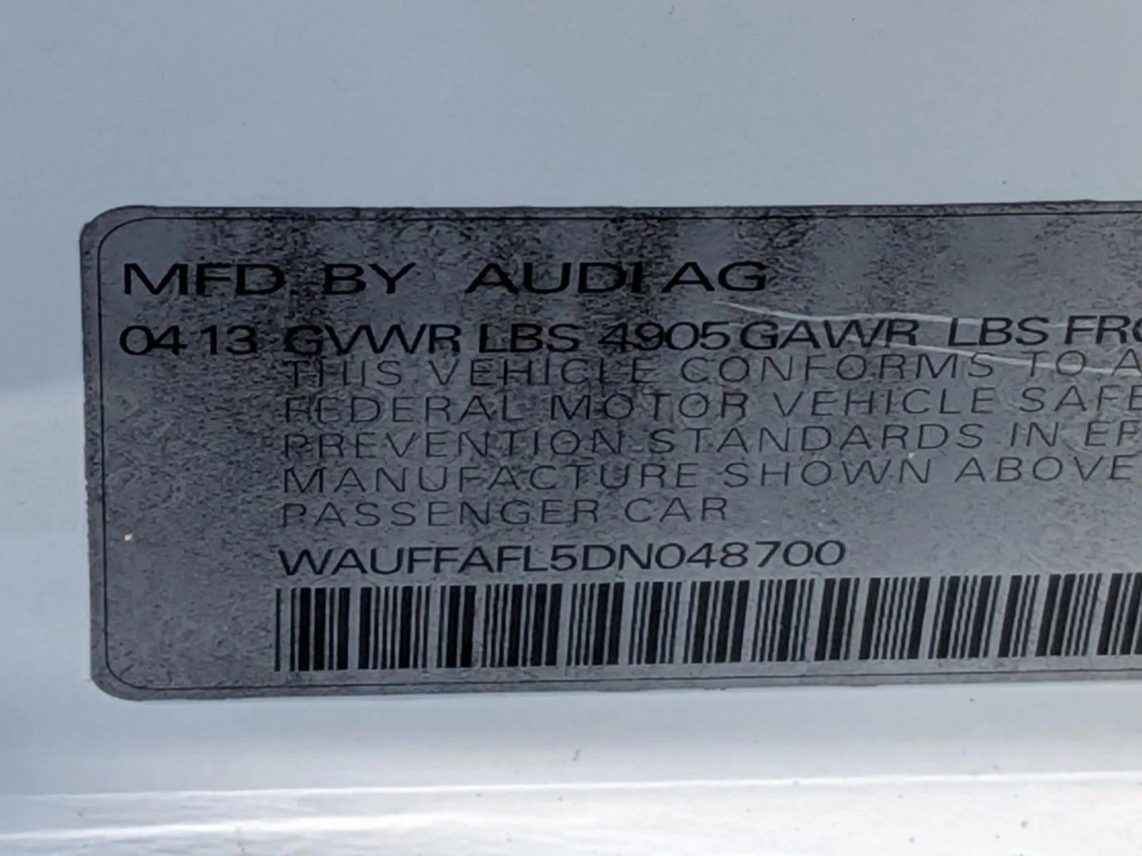 2013 Audi A4 4dr Sdn Auto quattro 2.0T Premium Plus