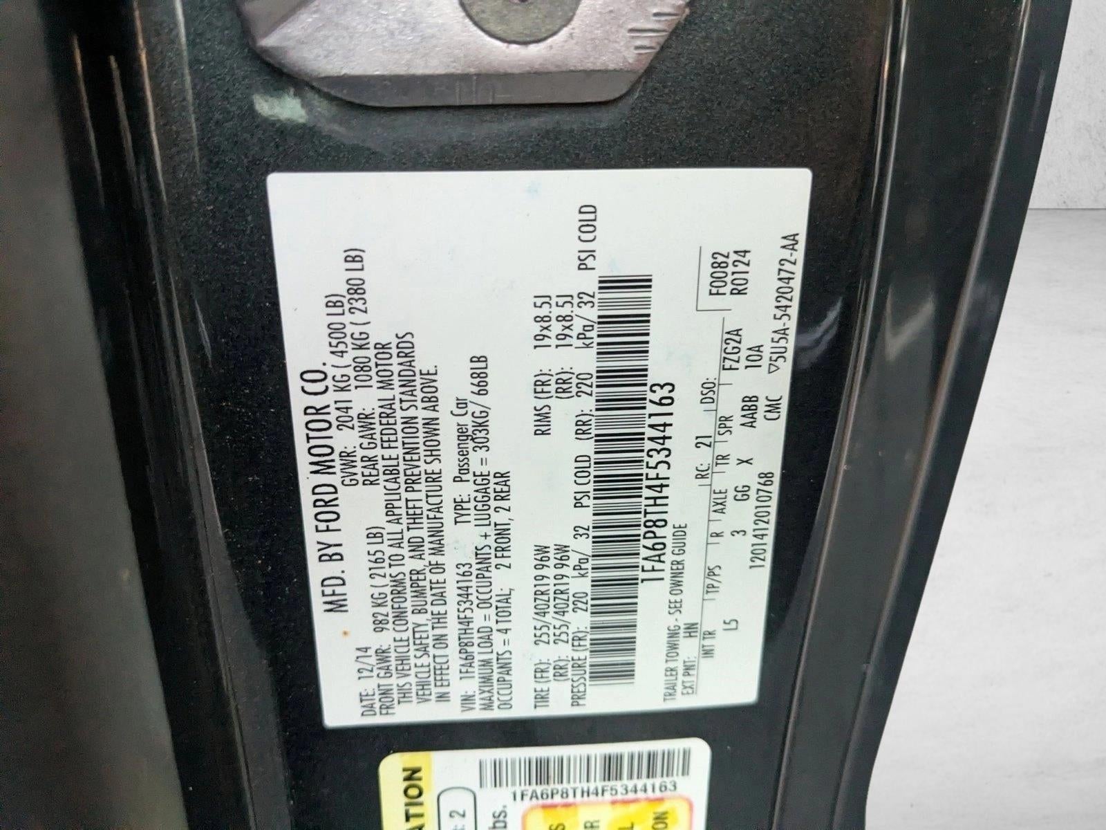 2015 Ford Mustang 2dr Fastback EcoBoost Premium