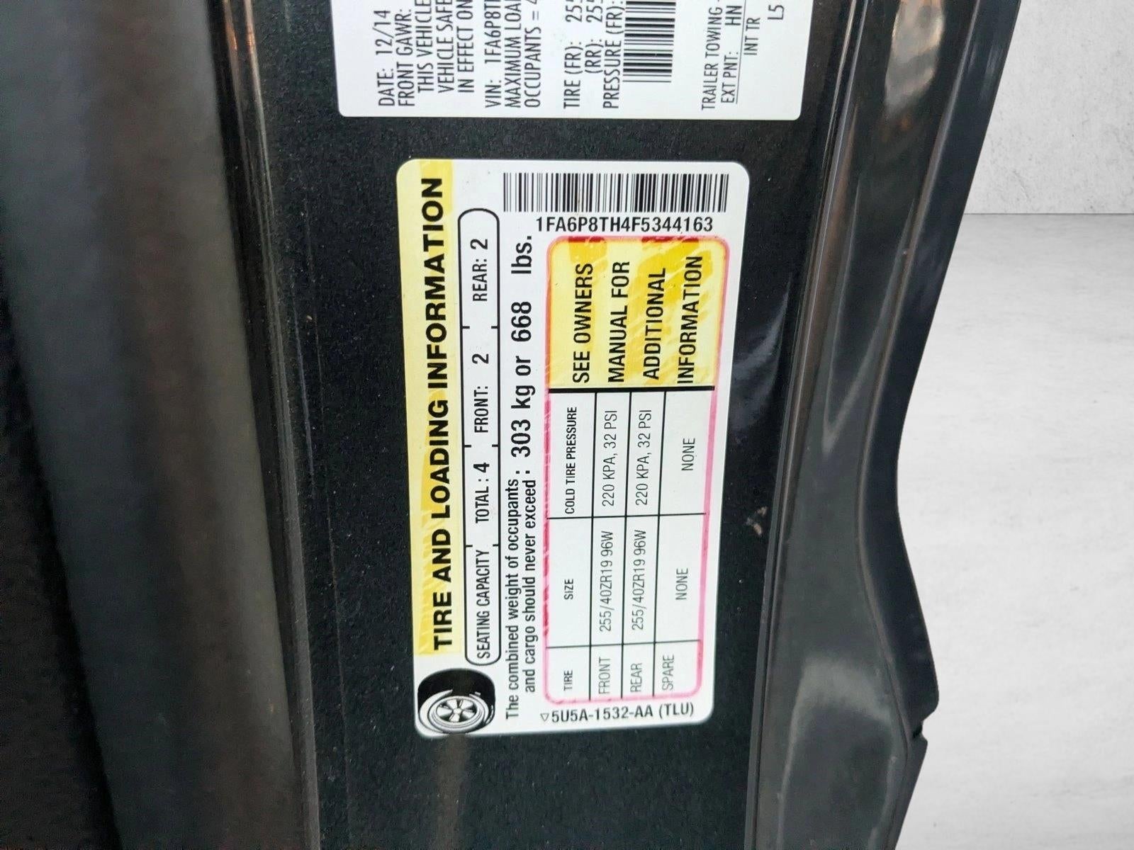 2015 Ford Mustang 2dr Fastback EcoBoost Premium