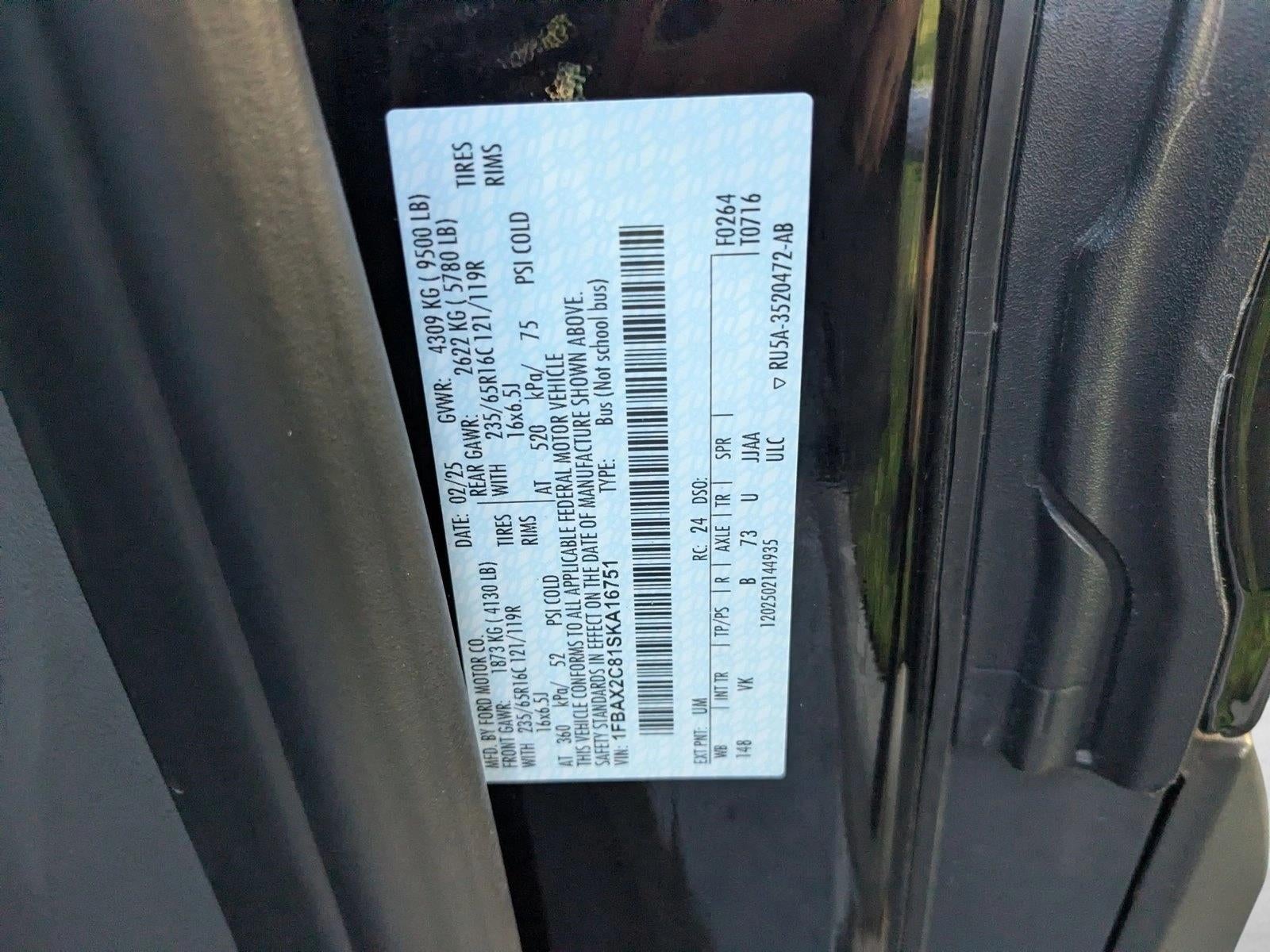 2025 Ford Transit Passenger Wagon T-350 148" Med Roof XL RWD