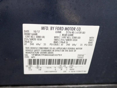 2017 Ford Explorer Limited FWD