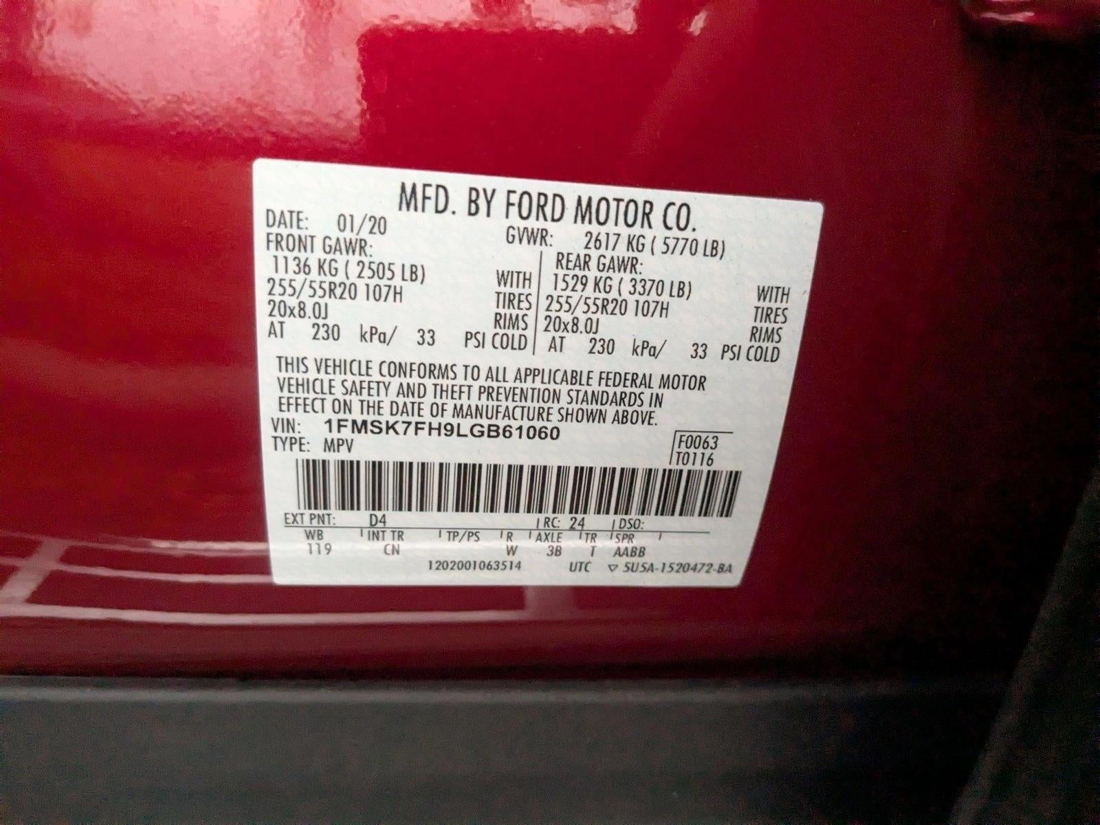 2020 Ford Explorer Limited RWD