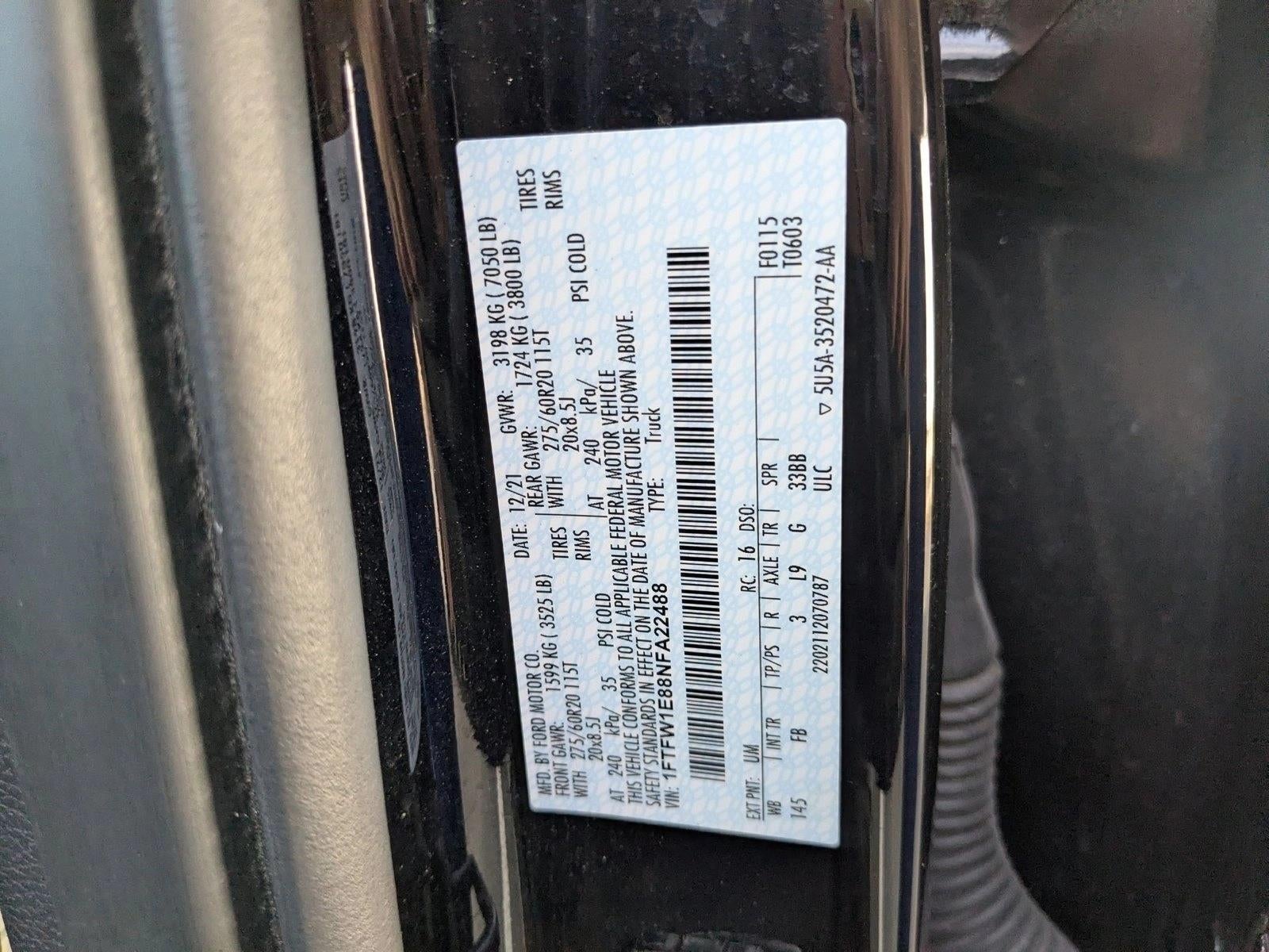 2022 Ford F-150 XLT 4WD SuperCrew 5.5' Box