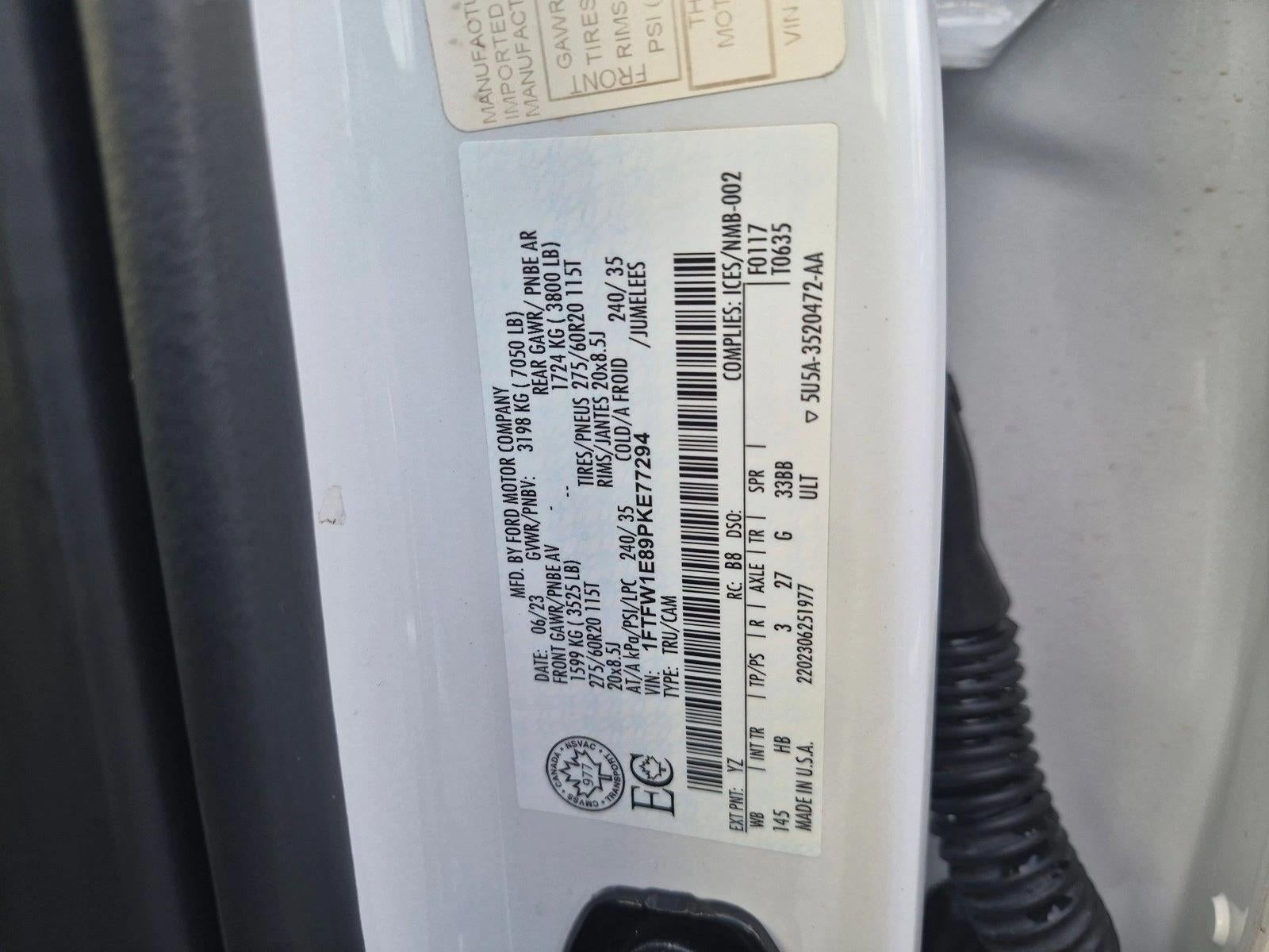 2023 Ford F-150 LARIAT 4WD SuperCrew 5.5' Box