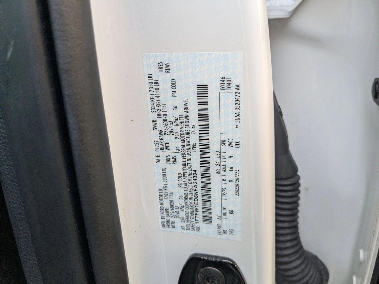2022 Ford F-150 Platinum 4WD SuperCrew 5.5' Box