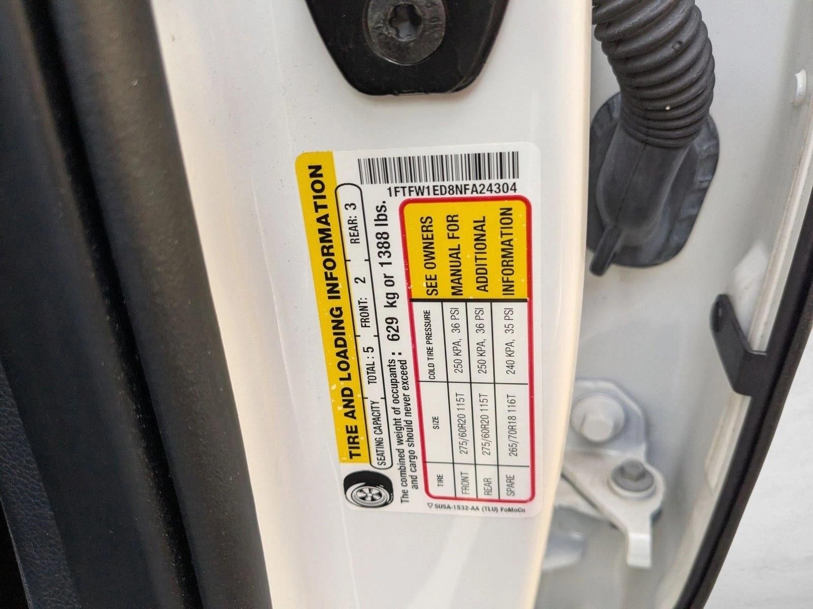 2022 Ford F-150 Platinum 4WD SuperCrew 5.5' Box