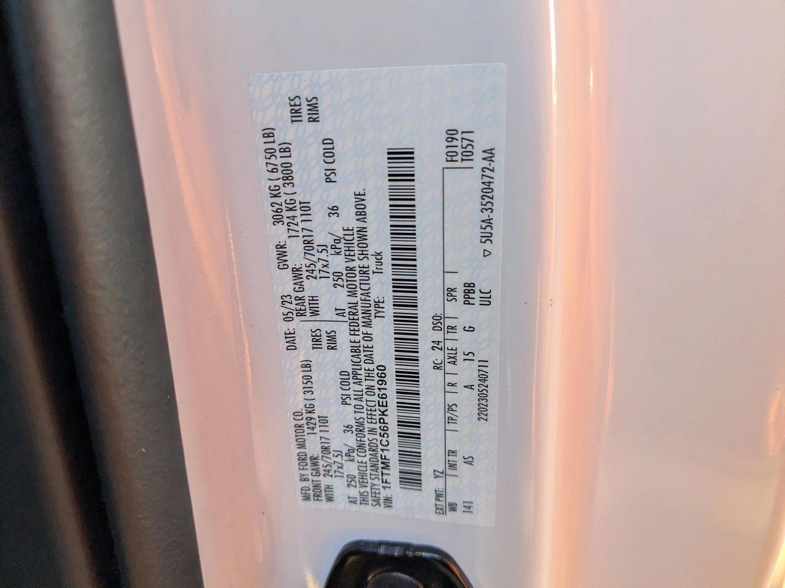 2023 Ford F-150 XL 2WD Reg Cab 6.5' Box