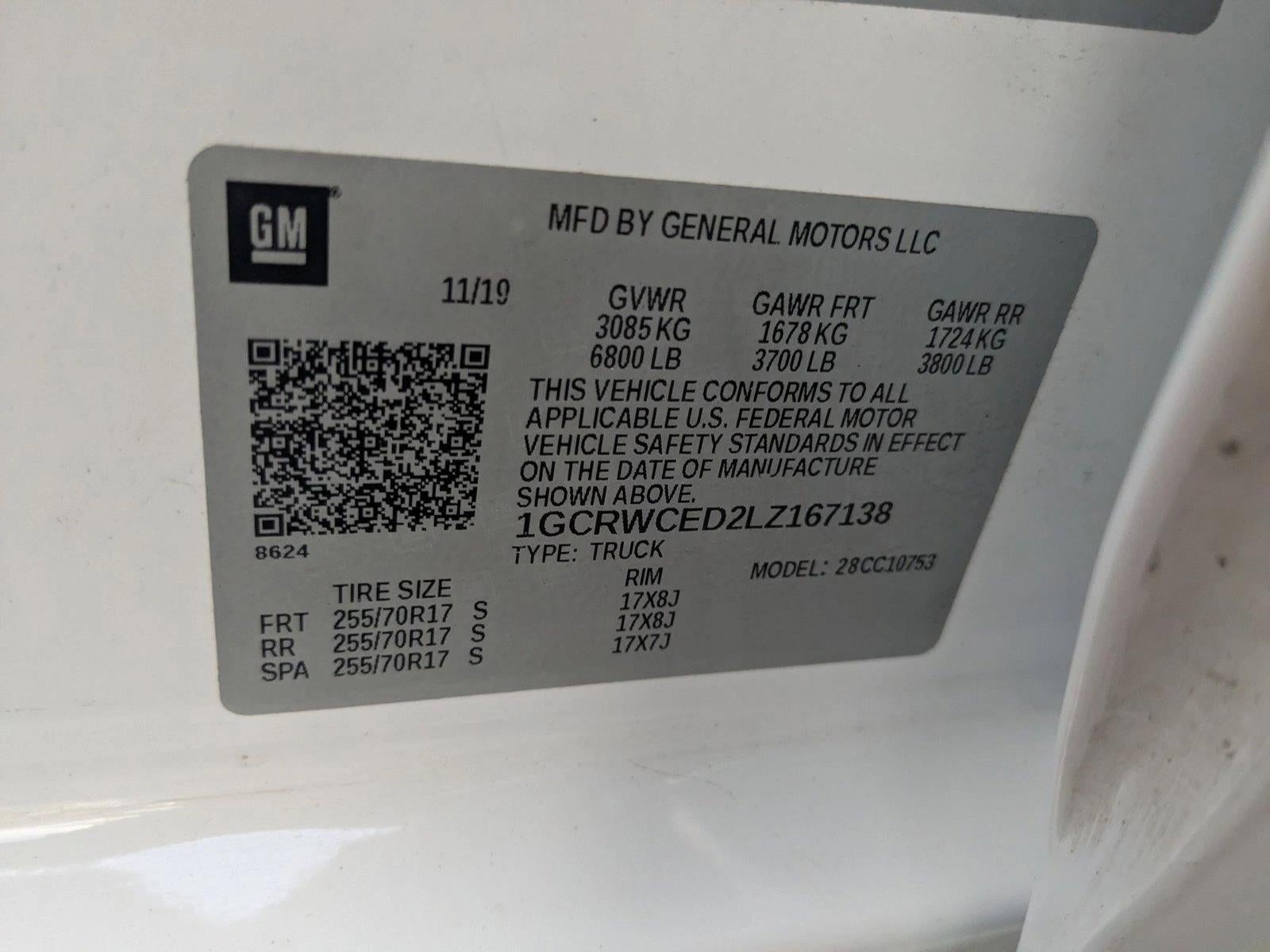 2020 Chevrolet Silverado 1500 Double Cab Standard Box 2-Wheel Drive LT