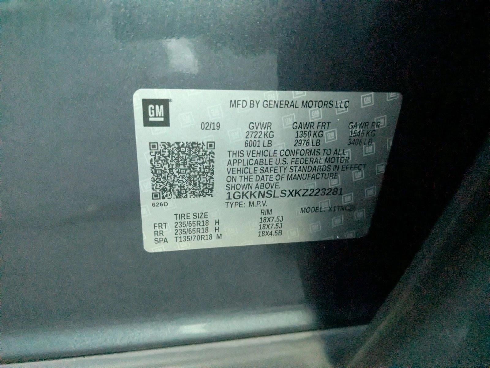 2019 GMC Acadia AWD SLE-2