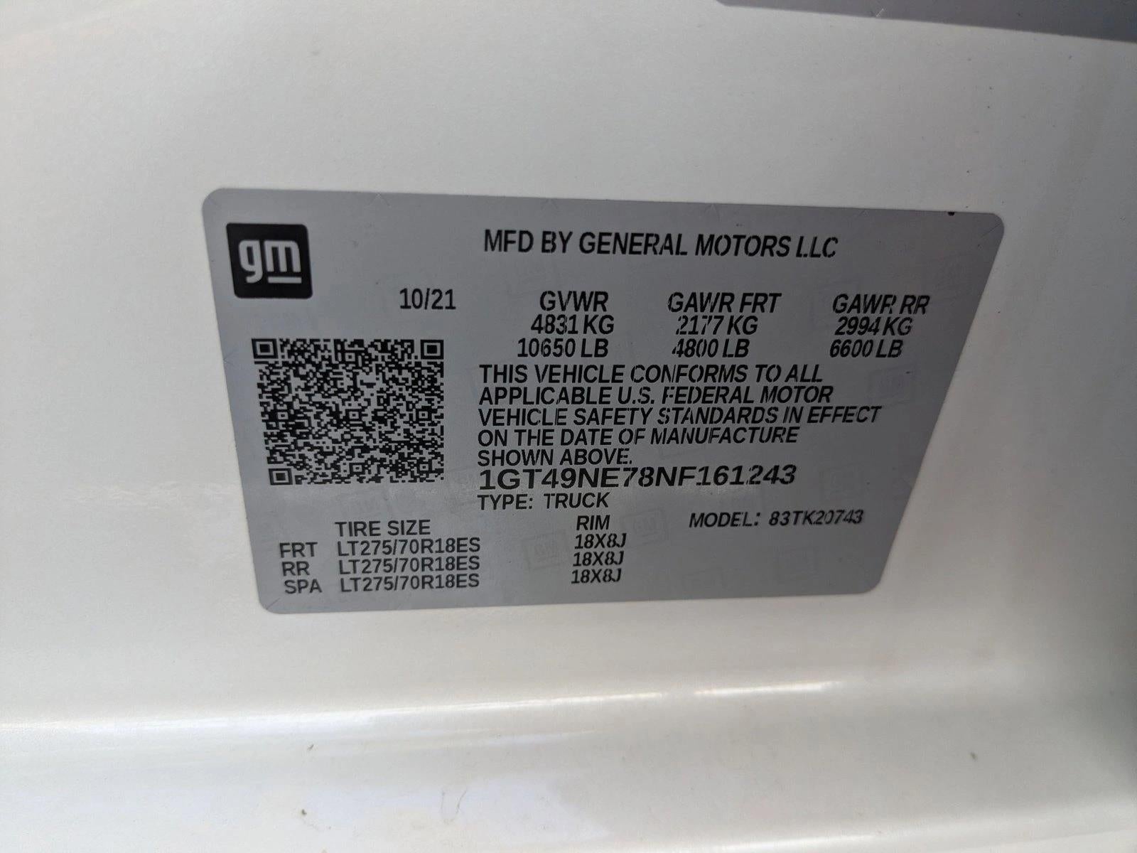 2022 GMC Sierra 2500 HD Crew Cab Standard Box 4-Wheel Drive SLT