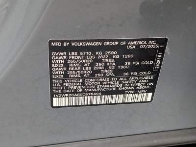 2025 Volkswagen Atlas 2.0T SE w/Technology FWD