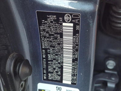 2014 Toyota Corolla 4dr Sdn CVT Auto LE Plus (Natl)