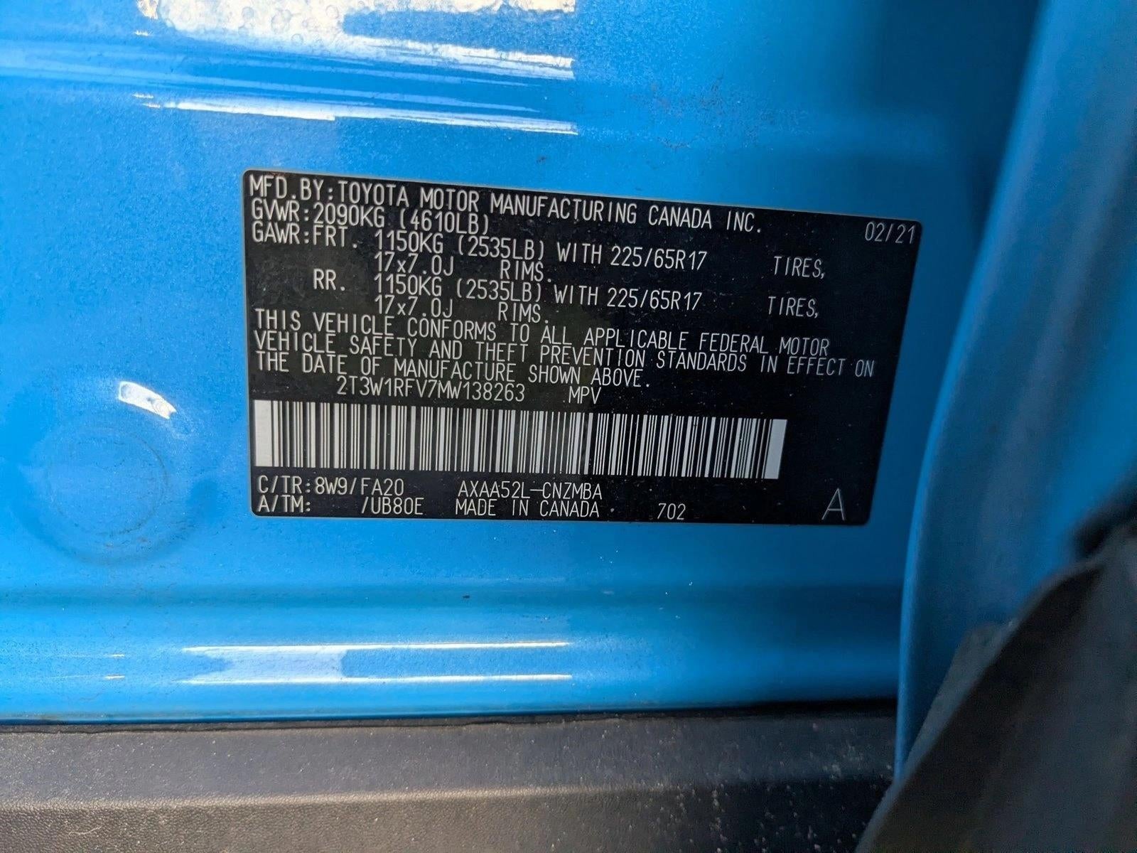 2021 Toyota RAV4 XLE FWD (GS)