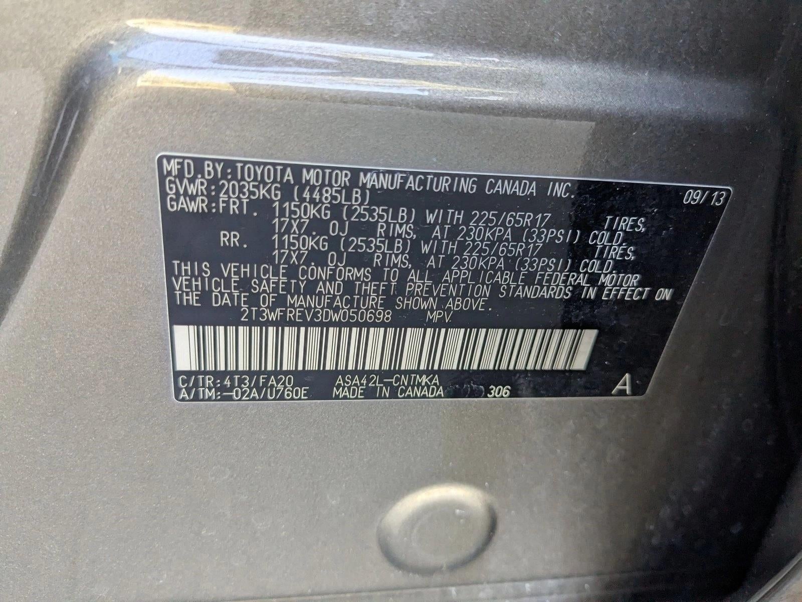 2013 Toyota RAV4 FWD 4dr XLE (Natl)