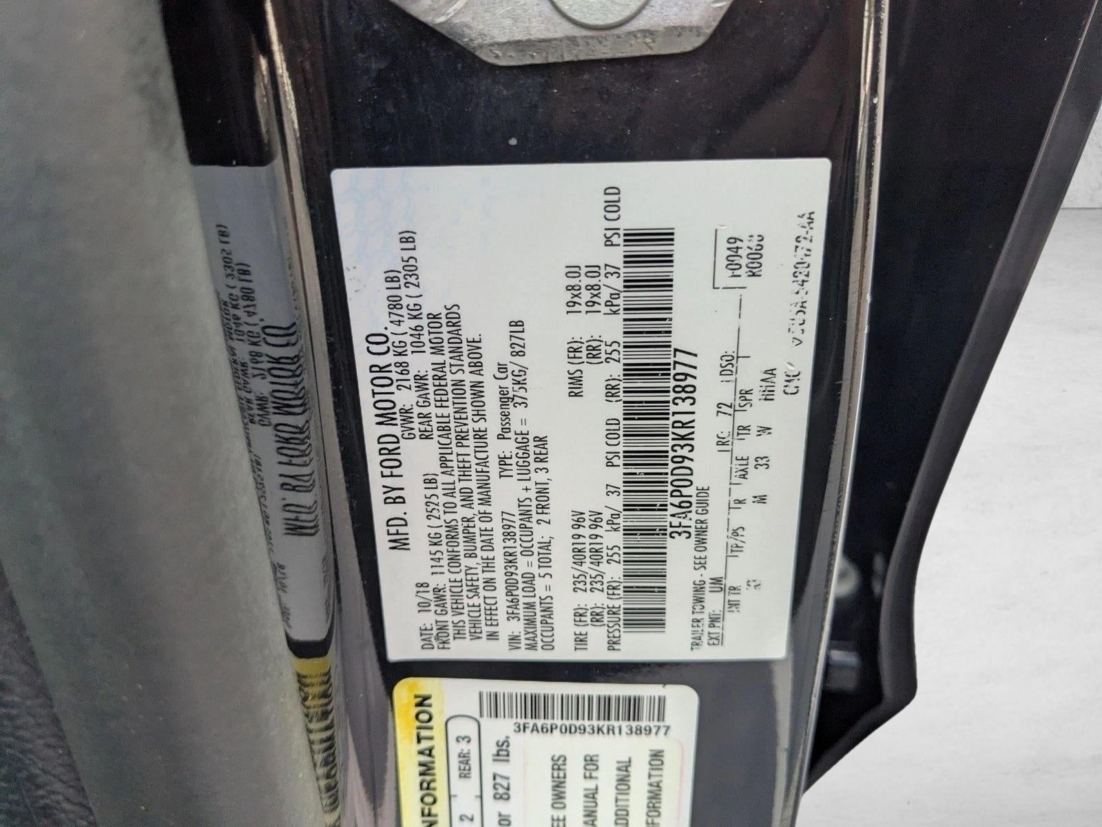 2019 Ford Fusion Titanium AWD