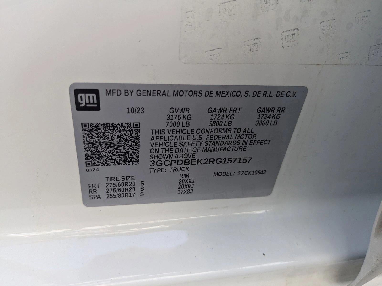 2024 Chevrolet Silverado 1500 Crew Cab Short Box 4-Wheel Drive Custom