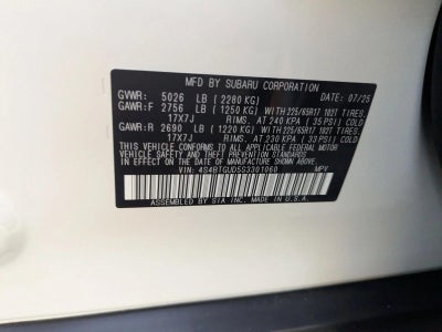 2025 Subaru Outback Wilderness AWD