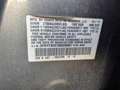 2011 Honda Pilot 2WD EX-L