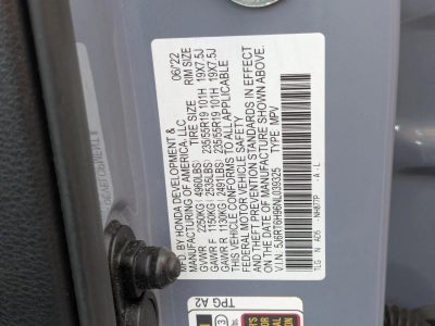 2022 Honda CR-V Hybrid Touring AWD