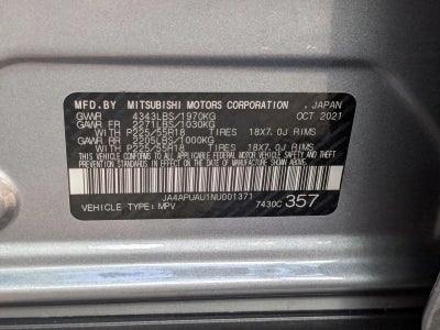 2022 Mitsubishi Outlander Sport LE 2.0 CVT