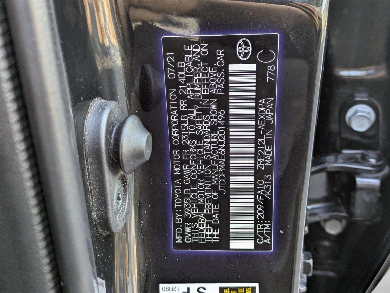 2022 Toyota Corolla L CVT (Natl)