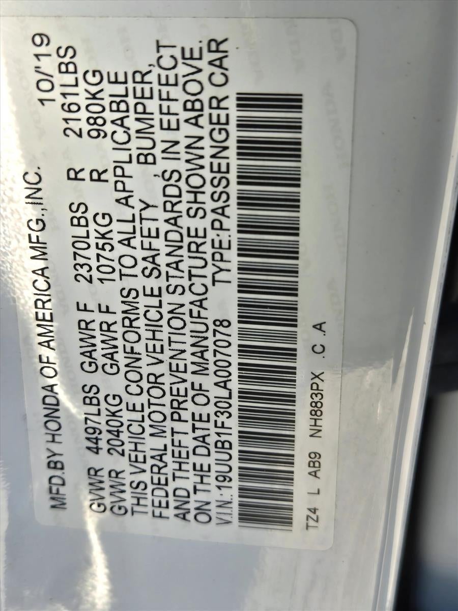 2020 Acura TLX 2.4L FWD