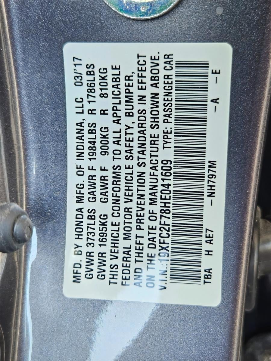 2017 Honda Civic Sedan EX CVT