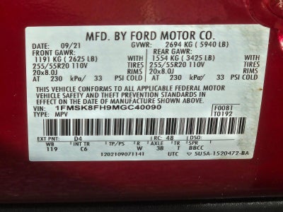 2021 Ford Explorer Limited 4WD