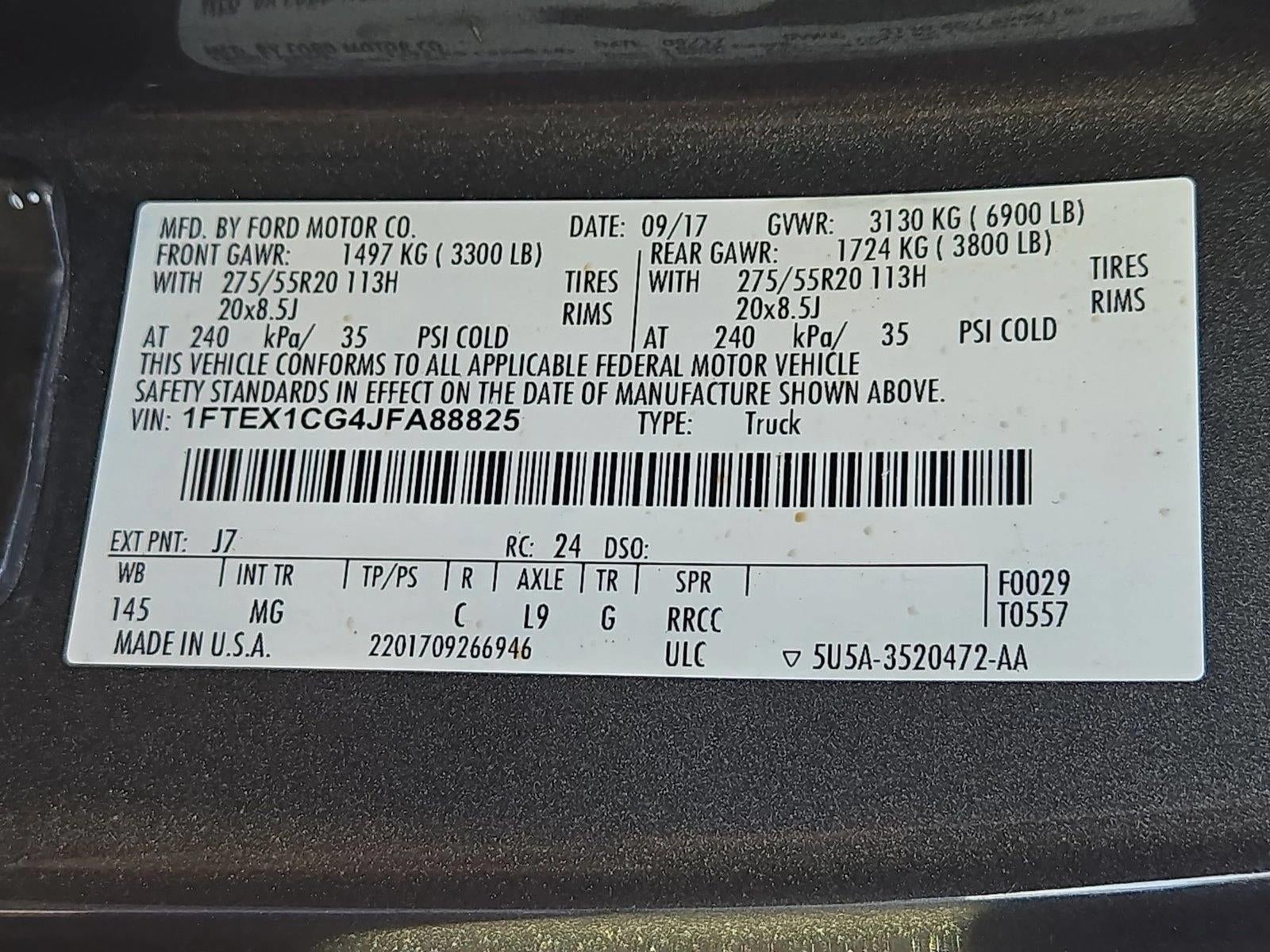 2018 Ford F-150 XLT 2WD SuperCab 6.5' Box