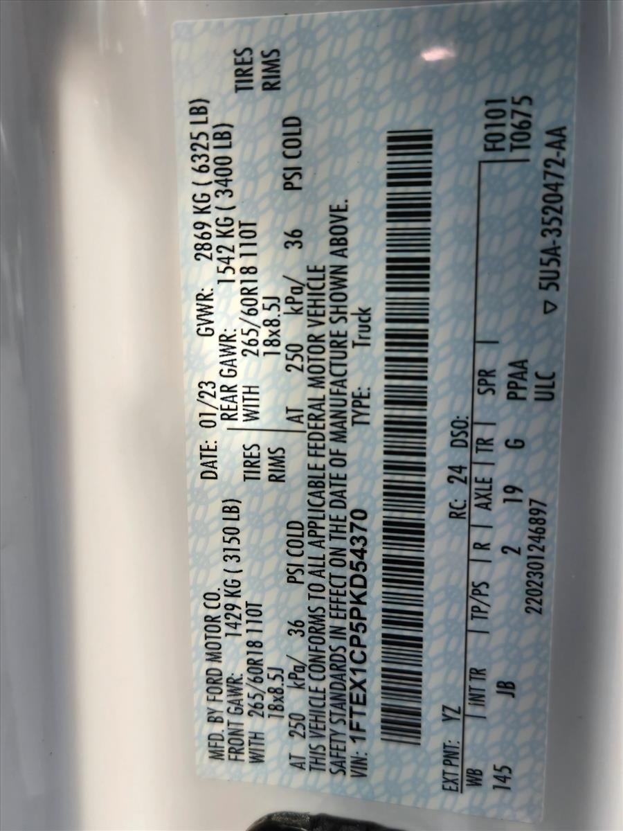 2023 Ford F-150 XL 2WD SuperCab 6.5' Box