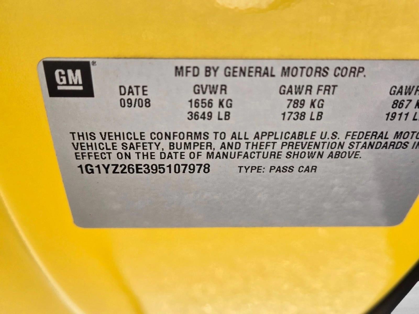 2009 Chevrolet Corvette Z06 2LZ