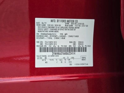2019 Ford Flex Limited EcoBoost AWD