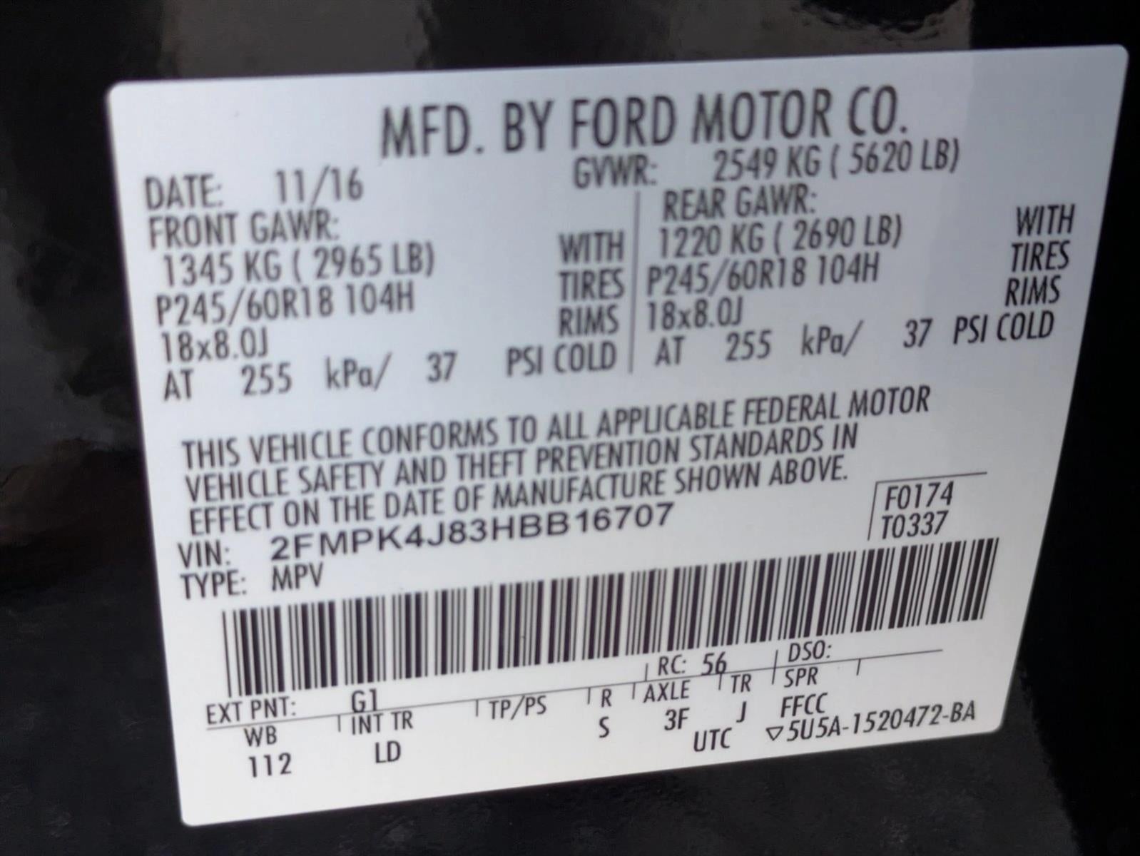 2017 Ford Edge SEL AWD