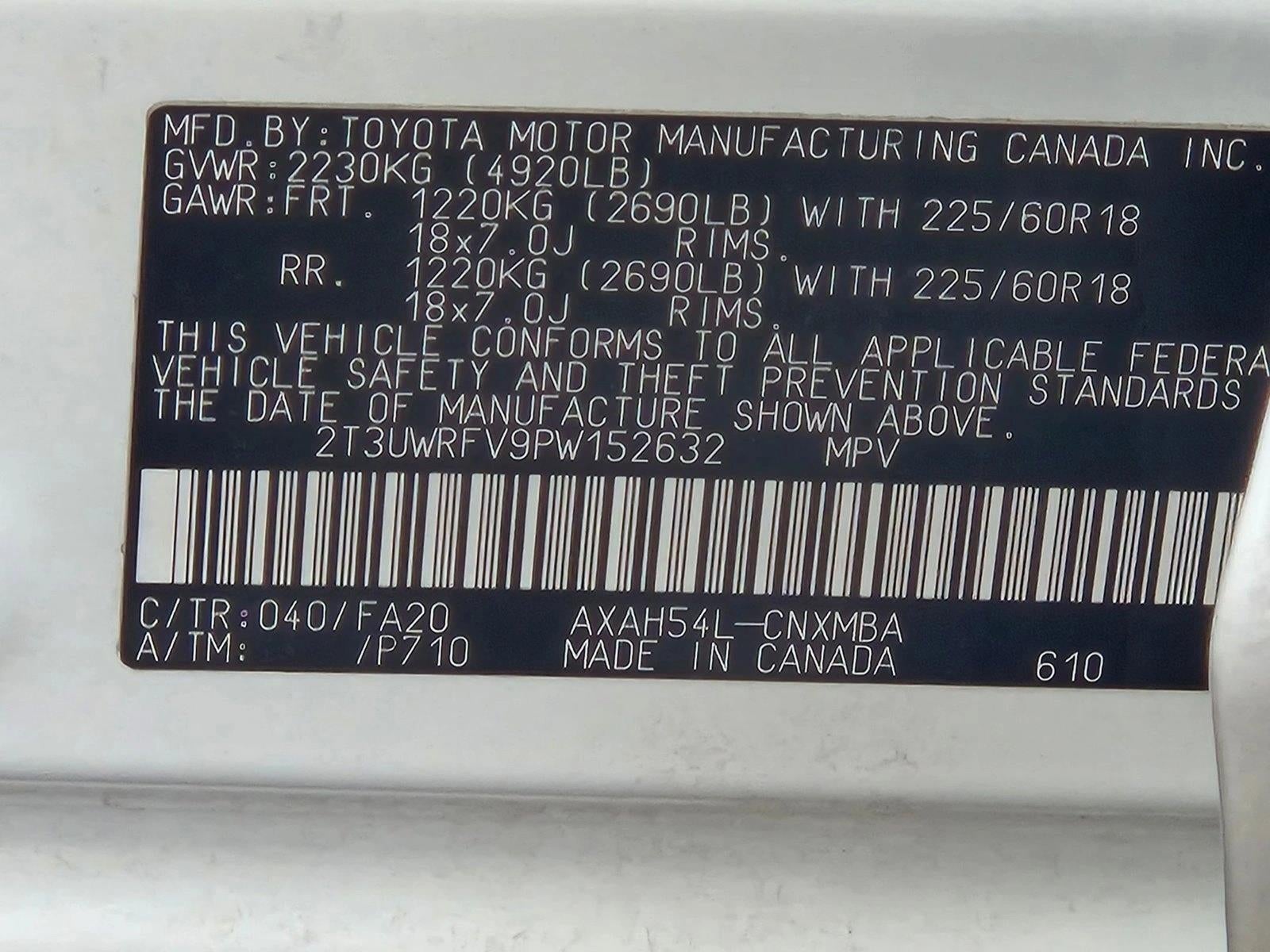 2023 Toyota RAV4 Hybrid Woodland AWD (Natl)