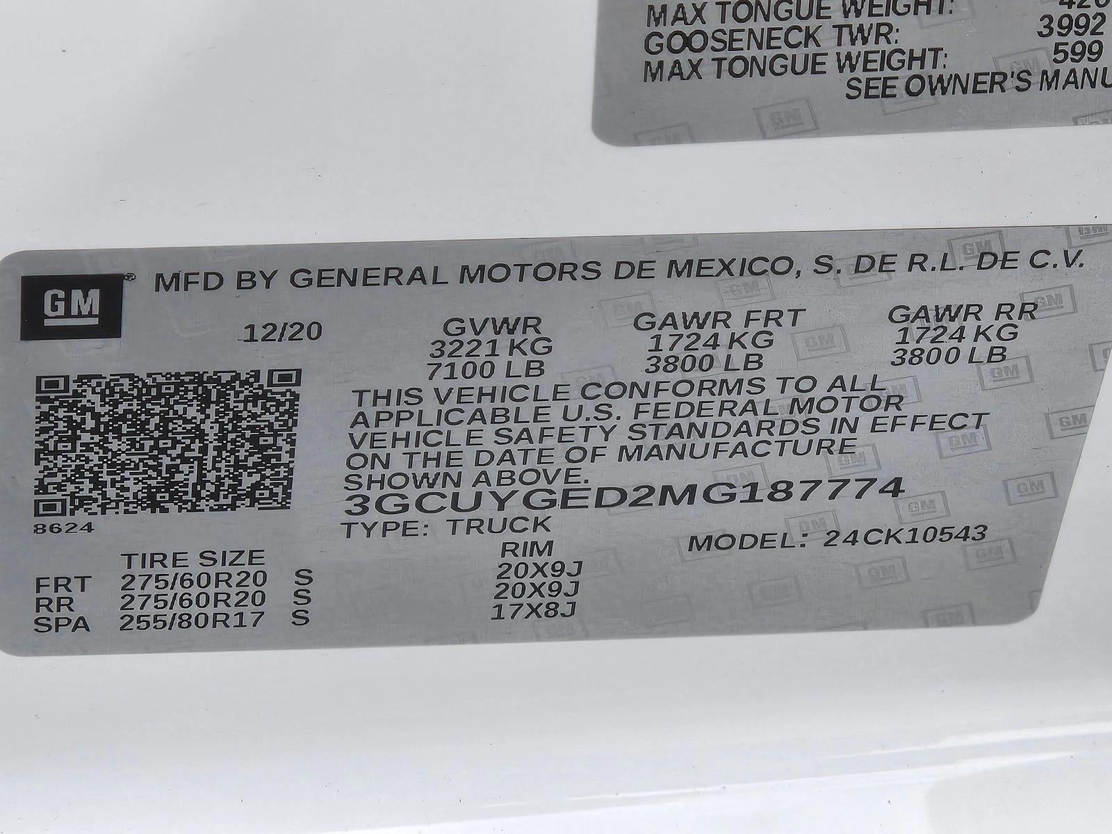 2021 Chevrolet Silverado 1500 Crew Cab Short Box 4-Wheel Drive LTZ