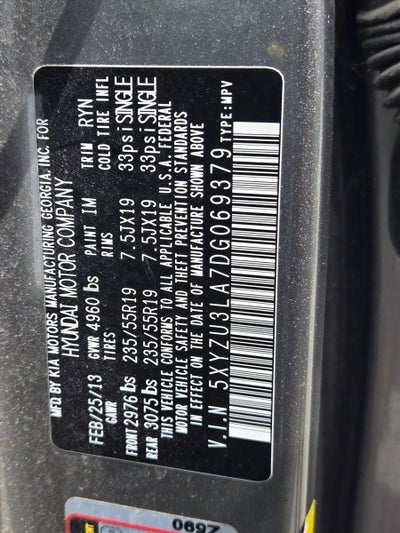2013 Hyundai SANTA FE FWD 4dr 2.0T Sport