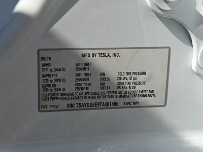 2026 Tesla Model Y Long Range Launch Series AWD *Ltd Avail*