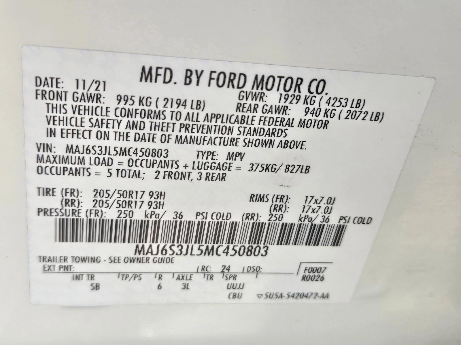 2021 Ford EcoSport SES 4WD