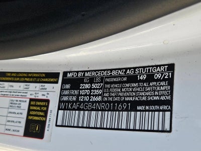 2022 Mercedes-Benz C-Class C 300 Sedan