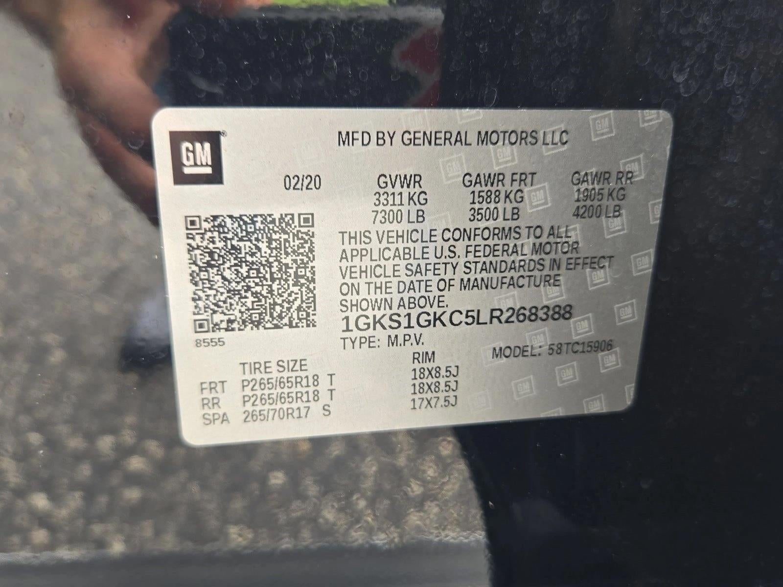 2020 GMC Yukon XL 2WD 4dr SLT