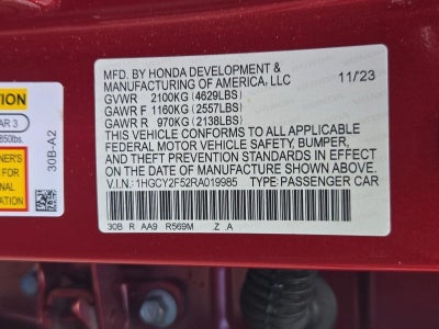 2024 Honda Accord Hybrid Sport Sedan