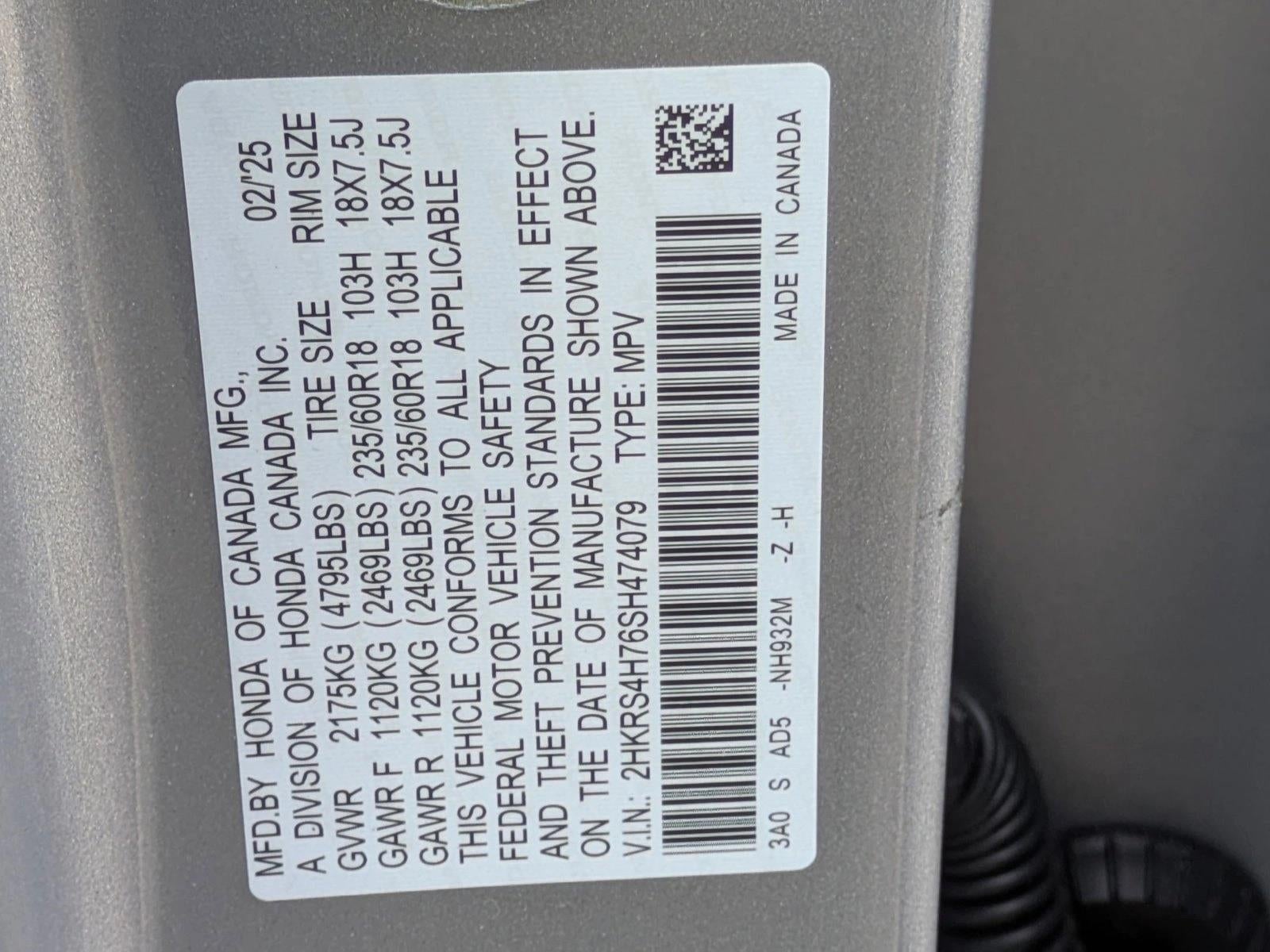 2025 Honda CR-V EX-L AWD